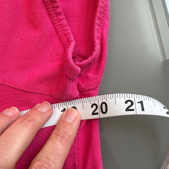 Tommy Hilfiger Hot Pink Short Sleeve Crew Neck Polo T-Shirt women's size Large - Picture 7 of 8